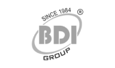 Black & White logo of BDI Client