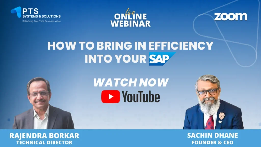 How bring in efficiency into your SAP